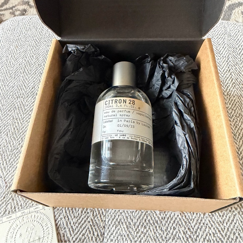 Le Labo Citron 28 Fragrance with Box